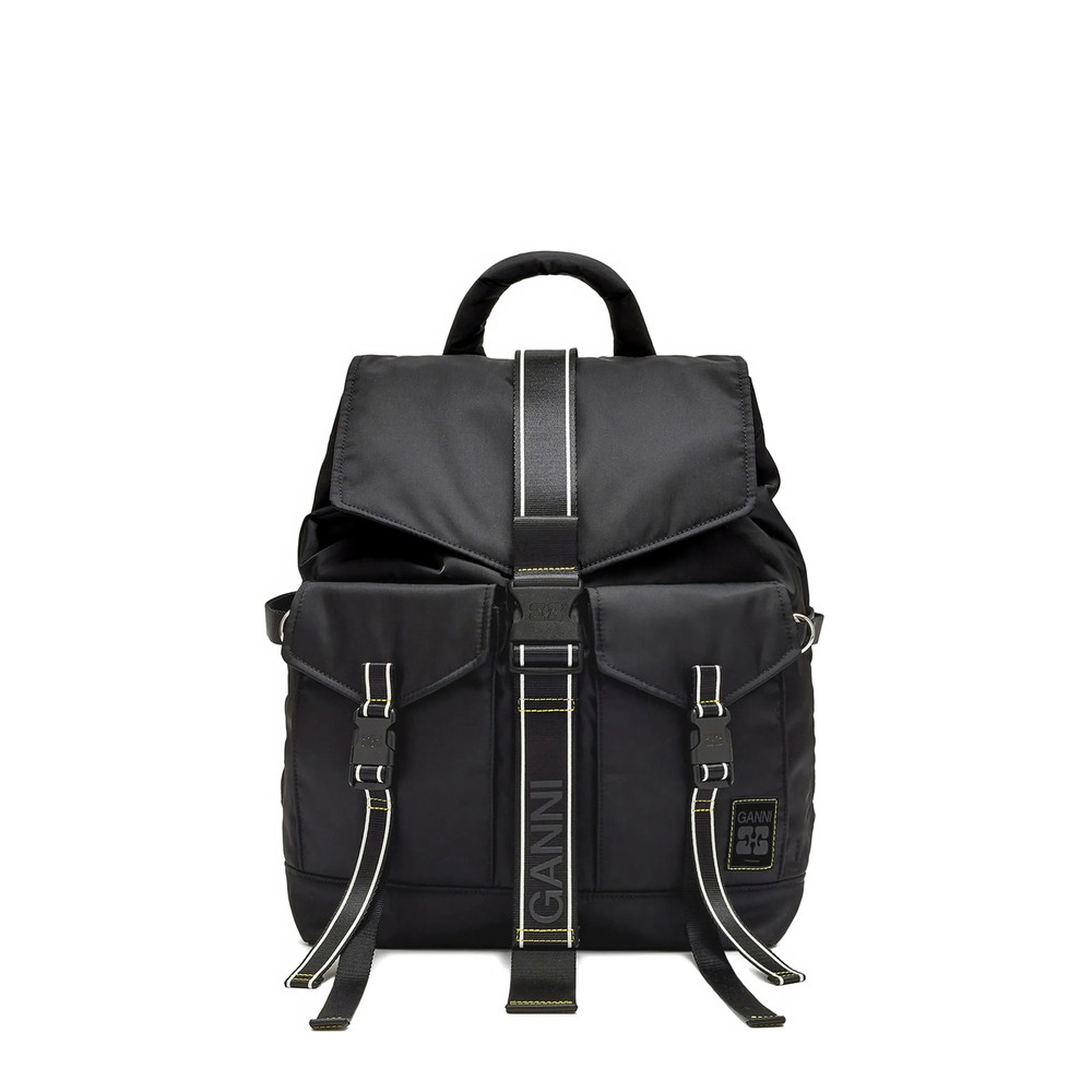 Ganni Re-Tech Buckled Backpack