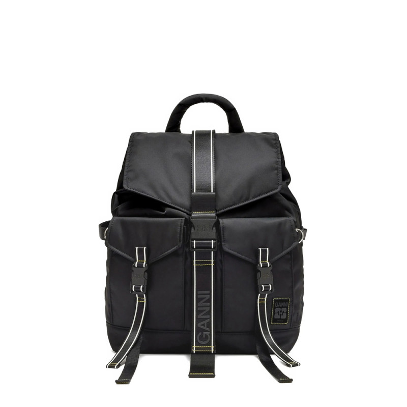 Ganni Re-Tech Buckled Backpack