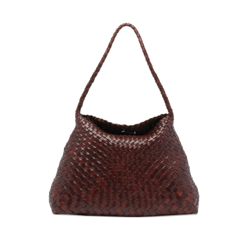 Dragon Diffusion Santa Maria Woven Leather Shoulder Bag