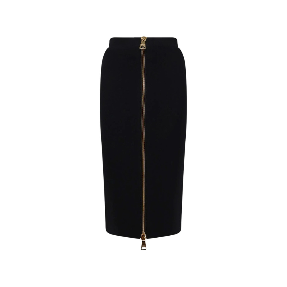 Elisabetta Franchi Midi Two-way-zip Skirt