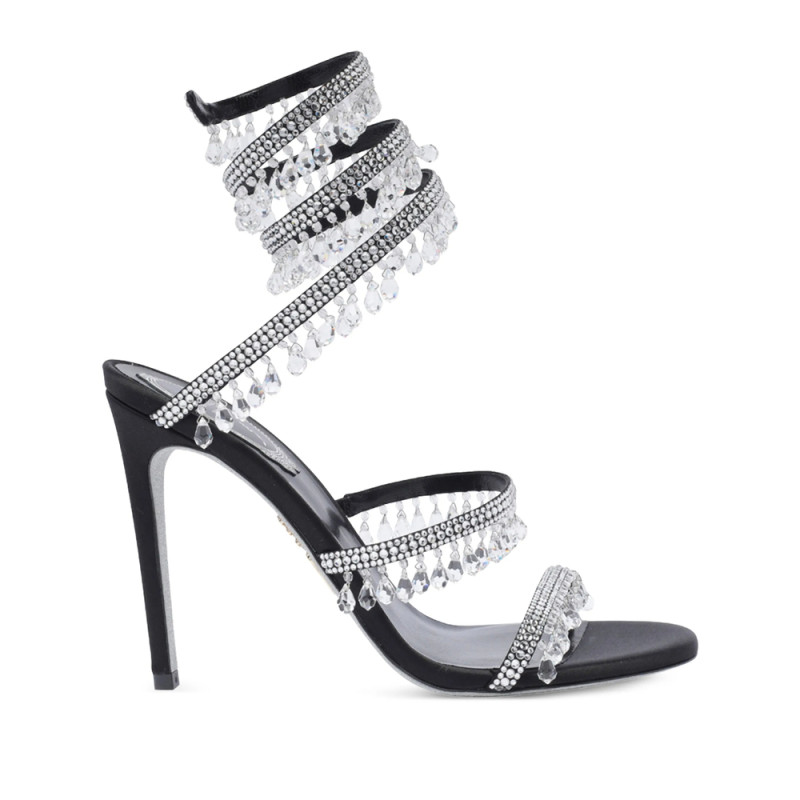 Caovilla 105mm Crystal-embellished Sandals