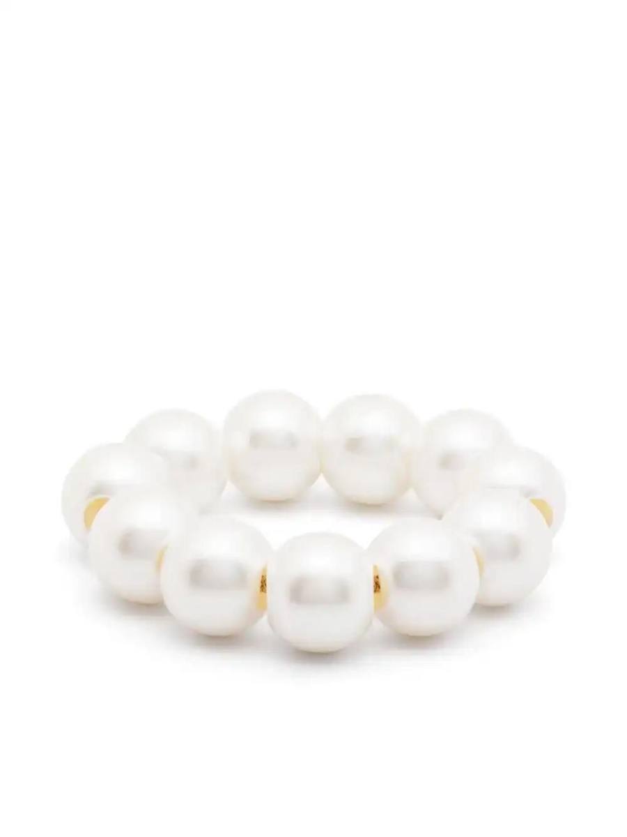 faux-pearl bracelet