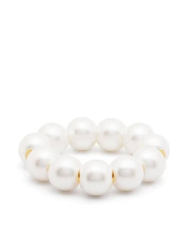 faux-pearl bracelet