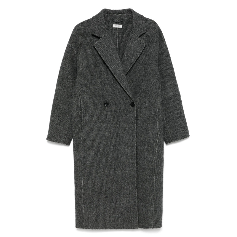 Soft Goat Double-breasted Coat