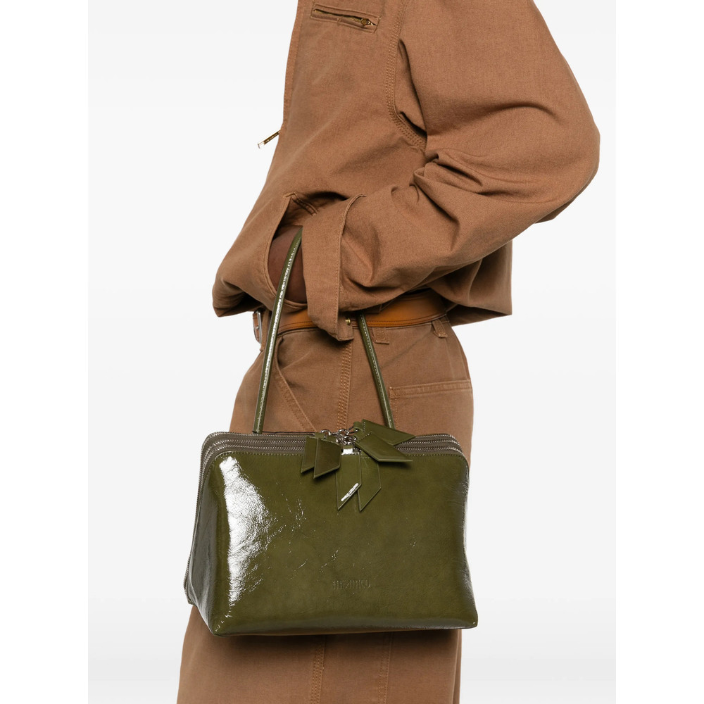 The Attico L'Altra Di Milano Patent-leather Tote Bag