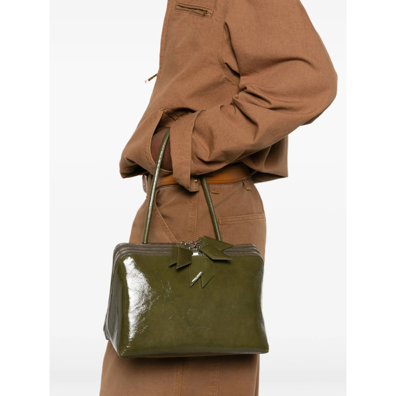 The Attico L'Altra Di Milano Patent-leather Tote Bag