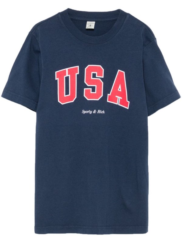 USA-print T-shirt