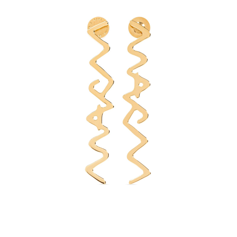 Marni Logo Drop Earrings