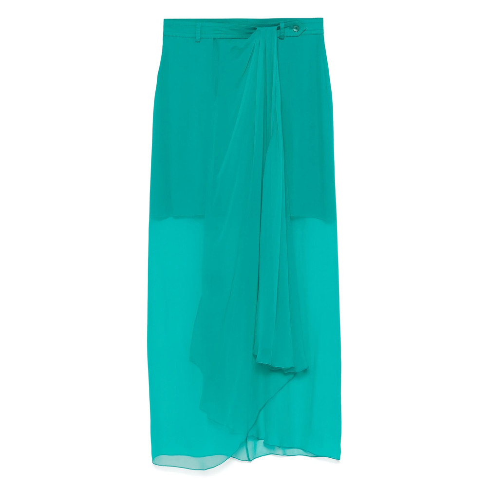 Alberta Ferretti Draped Skirt