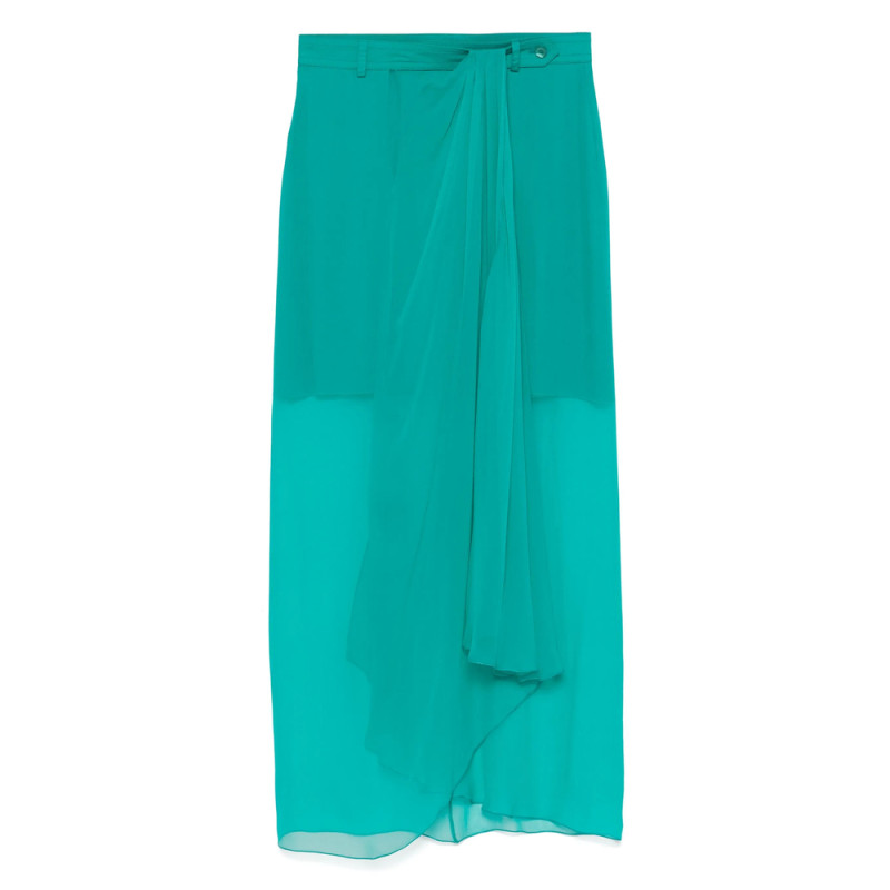 Alberta Ferretti Draped Skirt