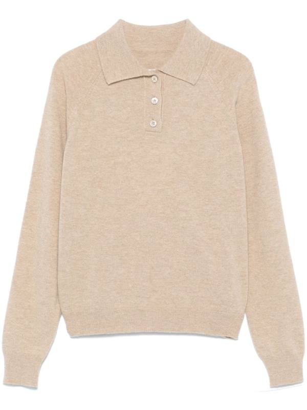 wool polo top