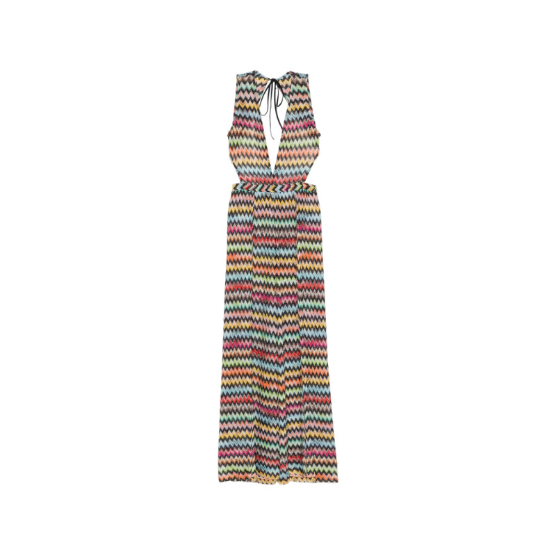 Missoni Zigzag-knit Cut-out Jumpsuit