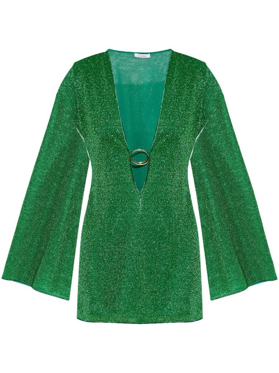 lurex mini dress