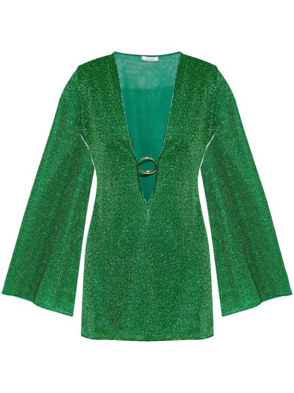 lurex mini dress