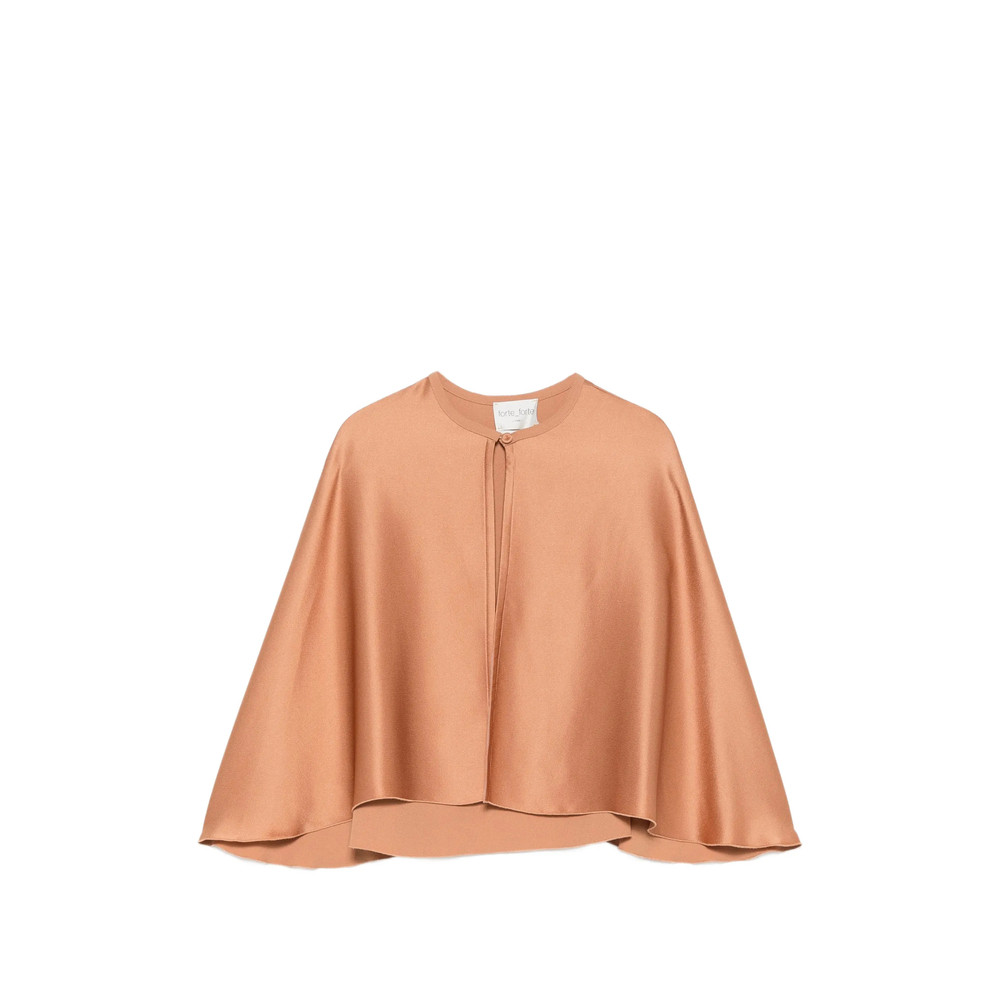 Forte Forte Satin-finish Cape-style Cape