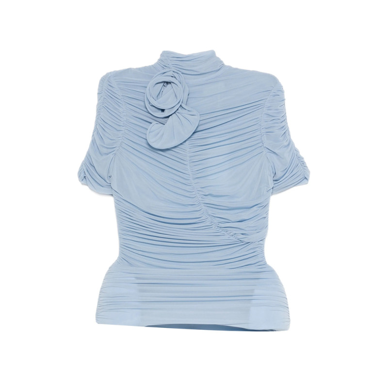 Magda Butrym Rosette Ruched Top