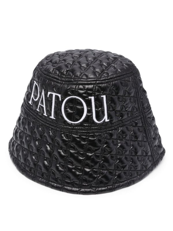 embroidered-logo bucket hat