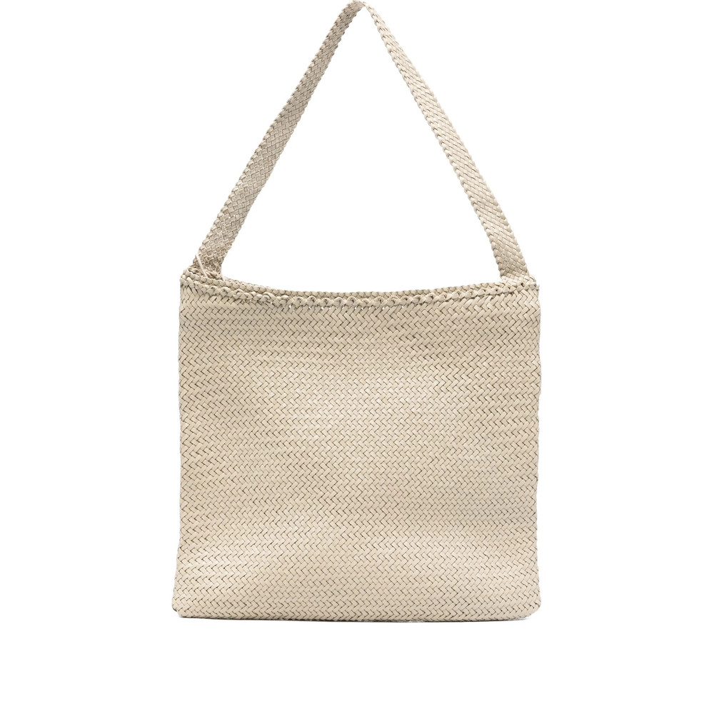 Dragon Diffusion Woven-leather Shoulder Bag
