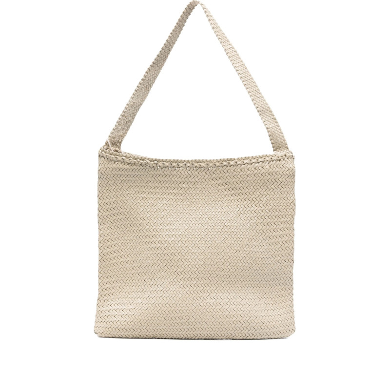 Dragon Diffusion Woven-leather Shoulder Bag