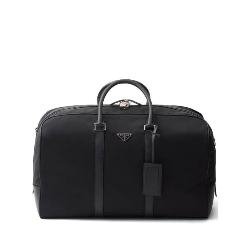 Prada Re-Nylon And Saffiano Leather Duffle Bag