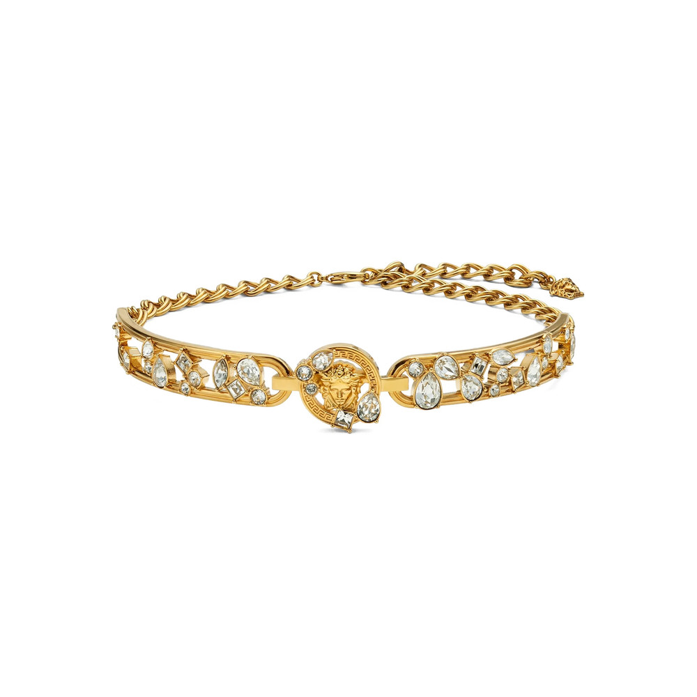 Versace Medusa Crystal-embellishment Necklace