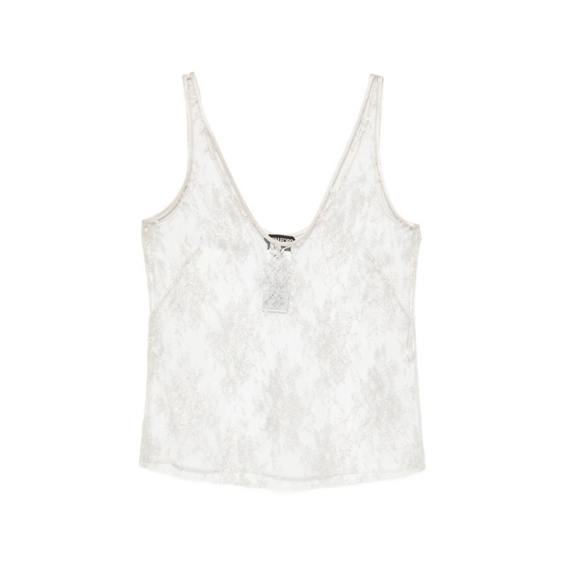 Tom Ford Lace-overlay Top