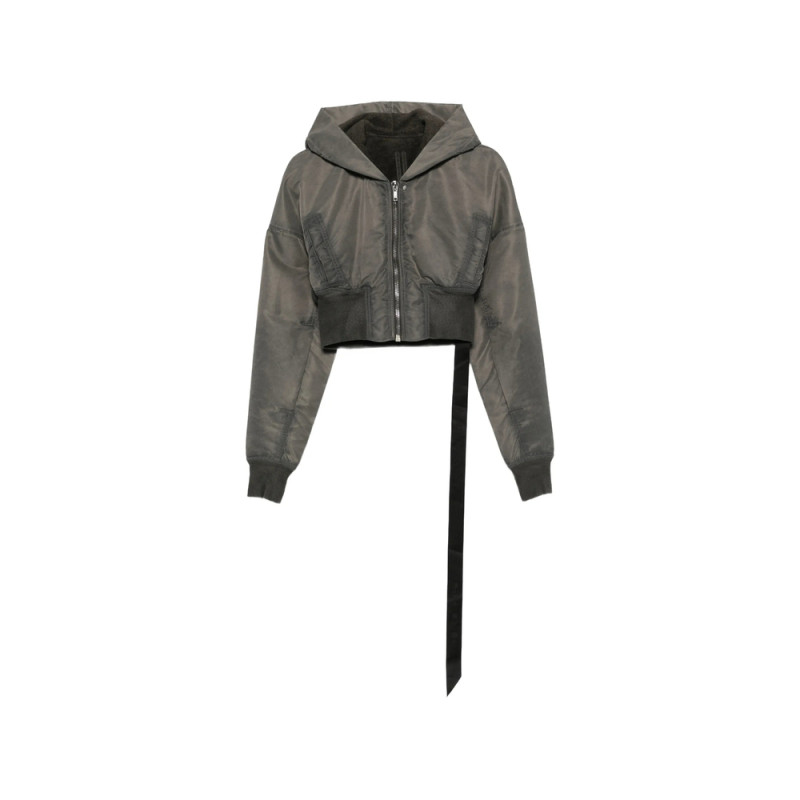 Rick Owens Drkshdw Cropped Hooded Jacket