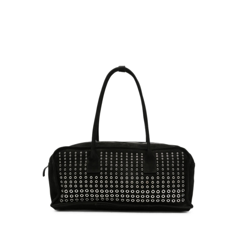Gimaguas Claudia Eyelet-embellished Suede Tote Bag