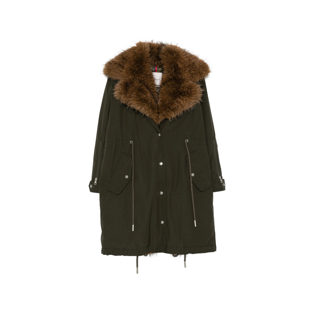 Moncler Drawstring-waist Parka Coat