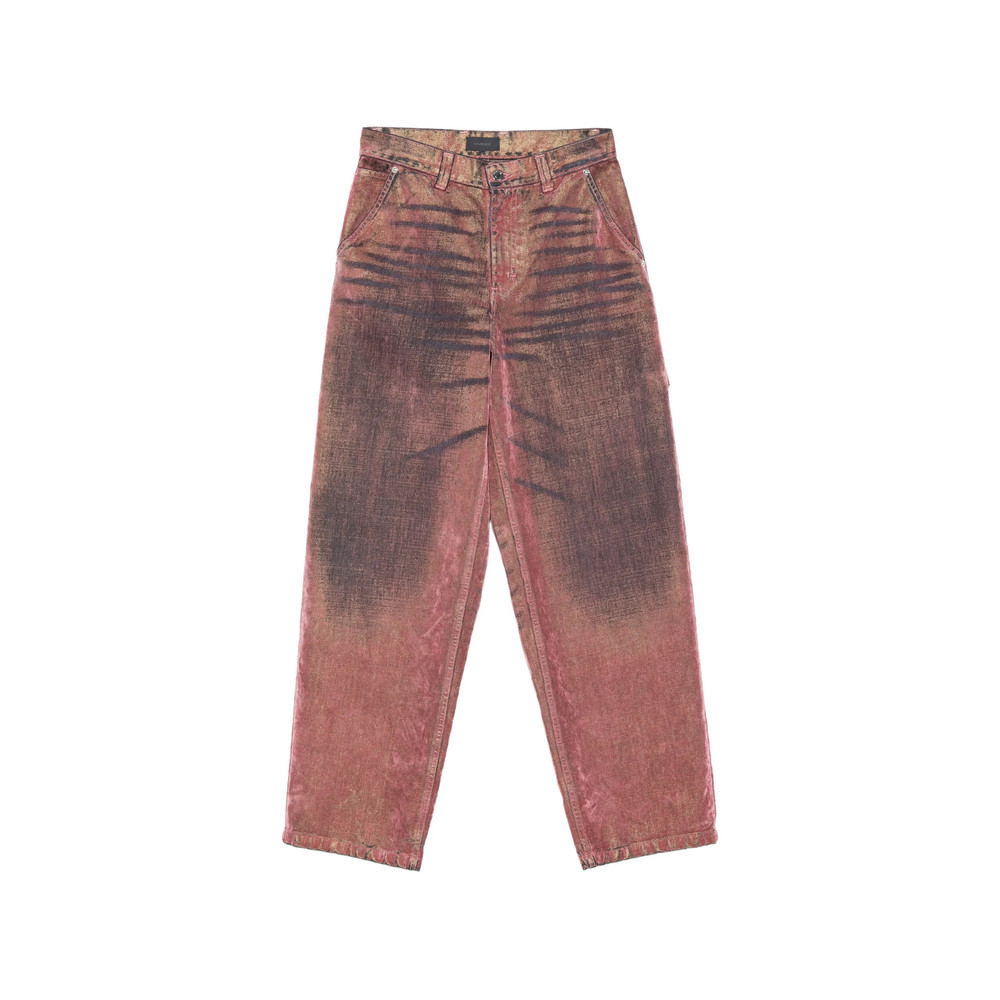Haikure Washed-effect Hammer-loop Jeans