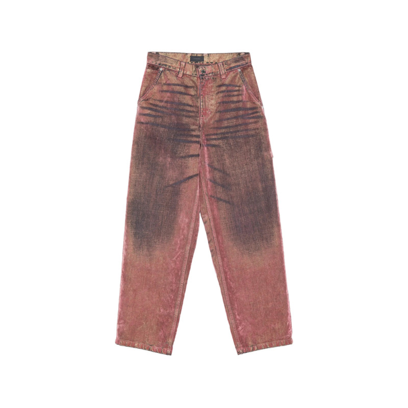 Haikure Washed-effect Hammer-loop Jeans