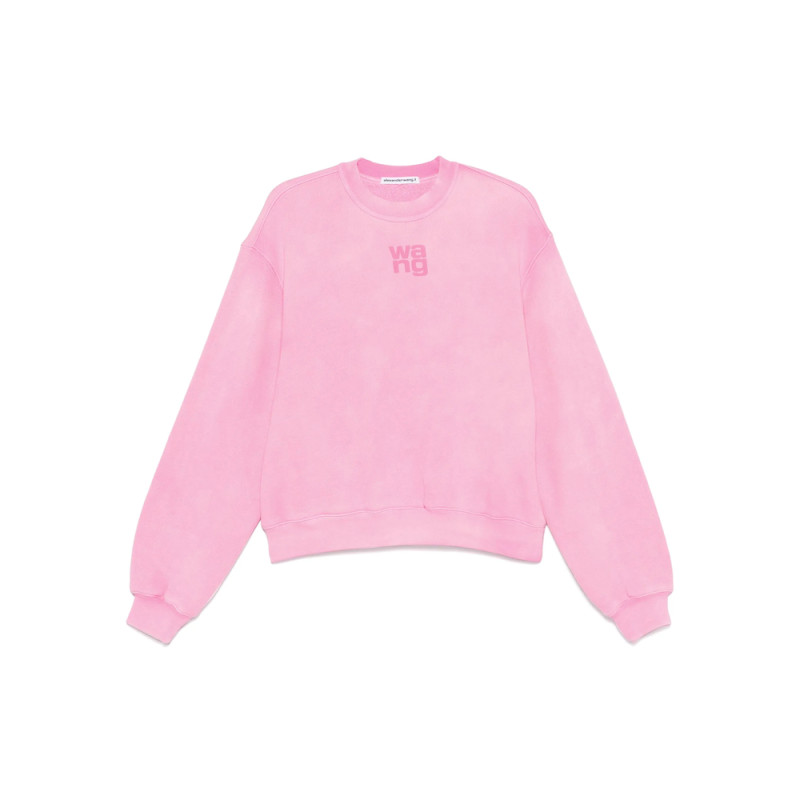 Alexander Wang T Logo-embossed Sweatshirt