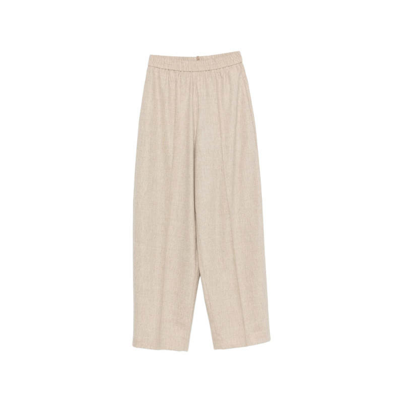 Fabiana Filippi Elasticated-waistband Wide-leg Trousers