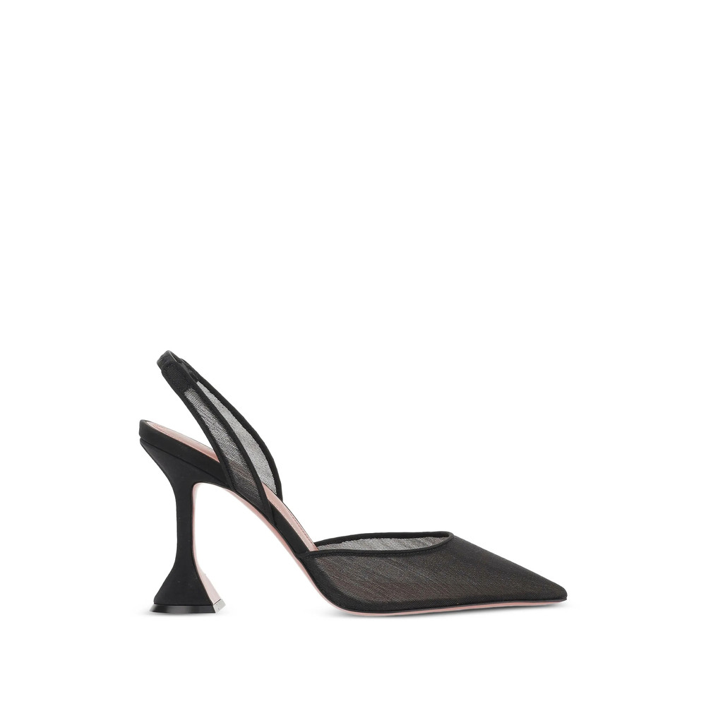 Amina Muaddi 95mm Holli Slingback Pumps
