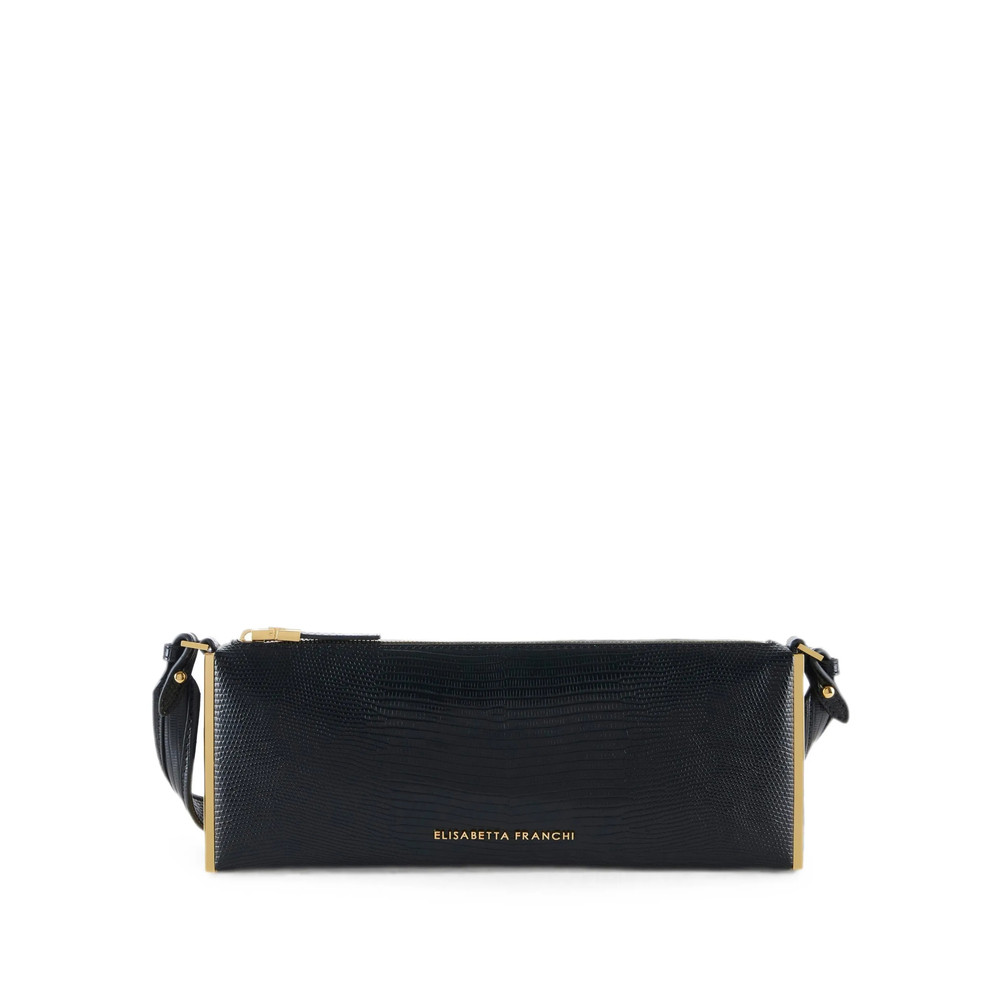 Elisabetta Franchi Over-the-shoulder Bag With Lizard Print