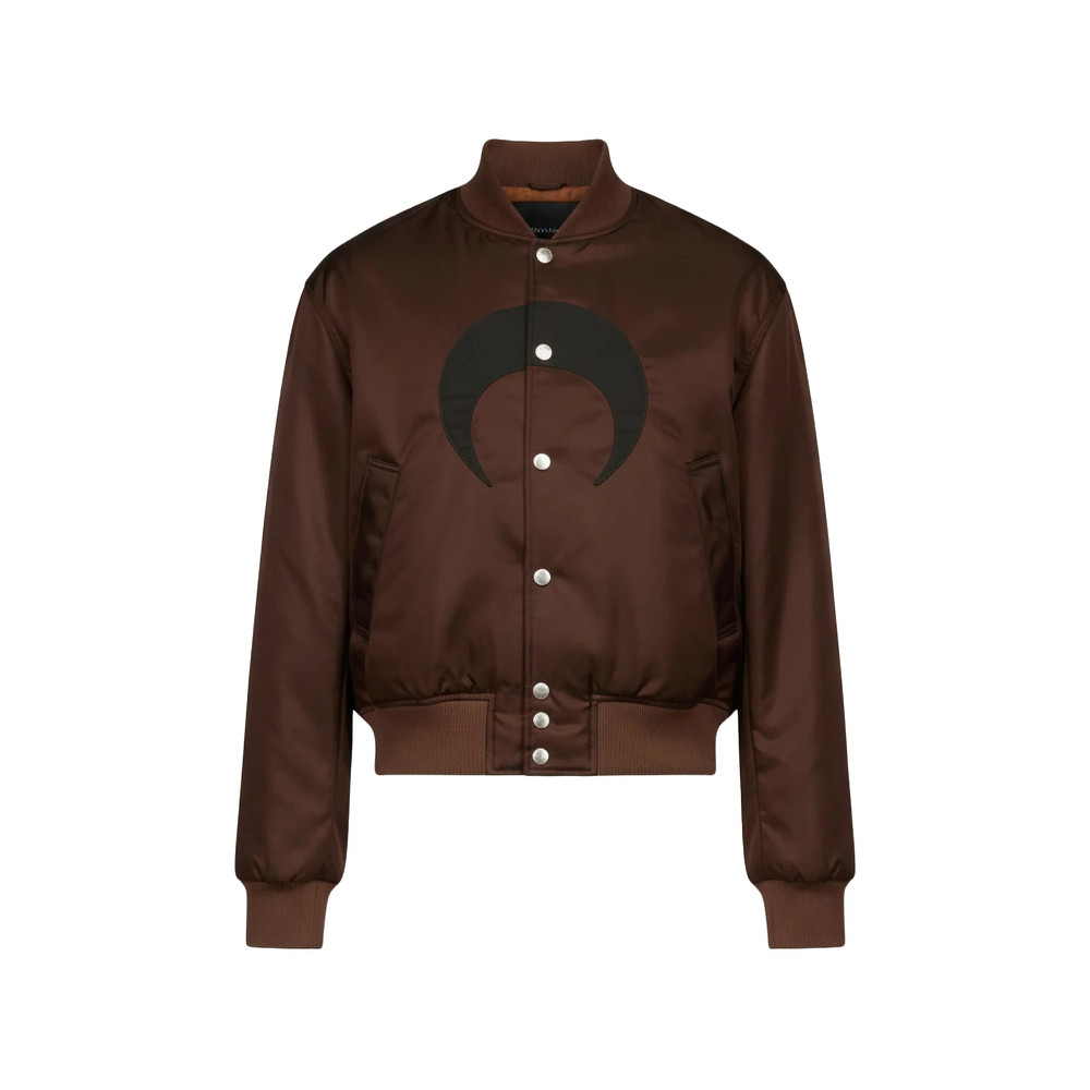 Marine Serre Moon-print Buttoned Bomber Jacket