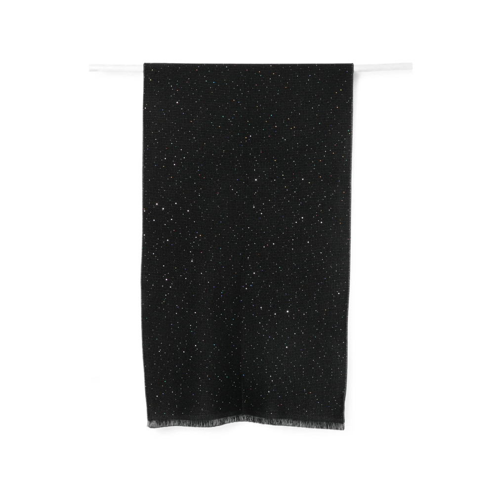 D'aniello Sequin-embellished Frayed Scarf