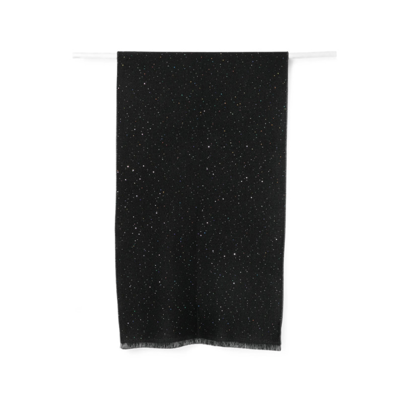 D'aniello Sequin-embellished Frayed Scarf