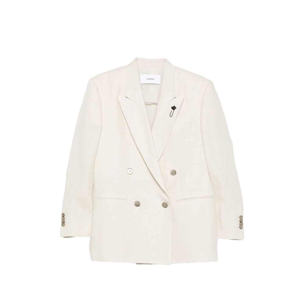 Lardini Cameron Pin-detail Double-breasted Blazer
