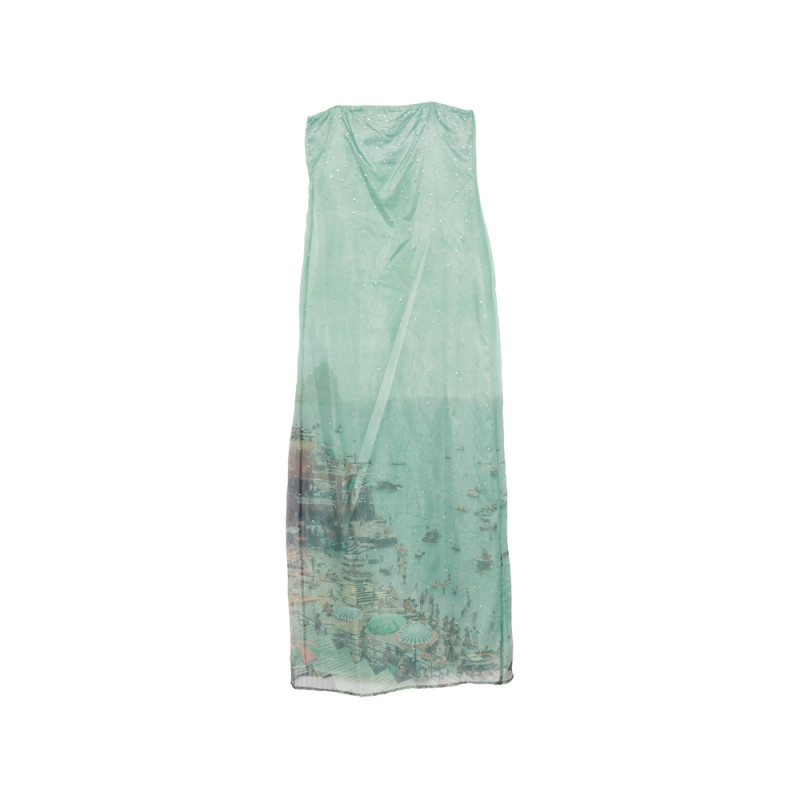 Staud Amara Strapless Maxi Dress