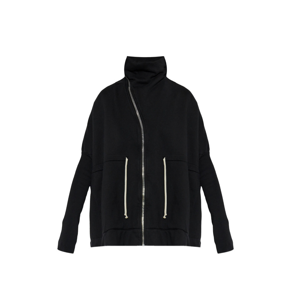 Rick Owens Drkshdw Zip-up Funnel-neck Sweater