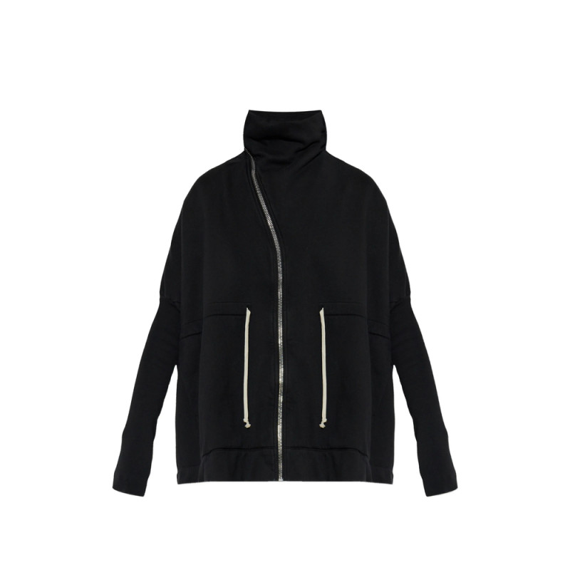 Rick Owens Drkshdw Zip-up Funnel-neck Sweater