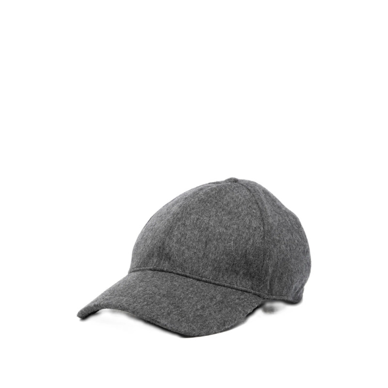 Prada Embossed Triangle-logo Cap