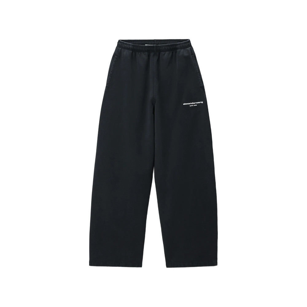 Alexander Wang Logo-print Mid-rise Relaxed Sweatpants