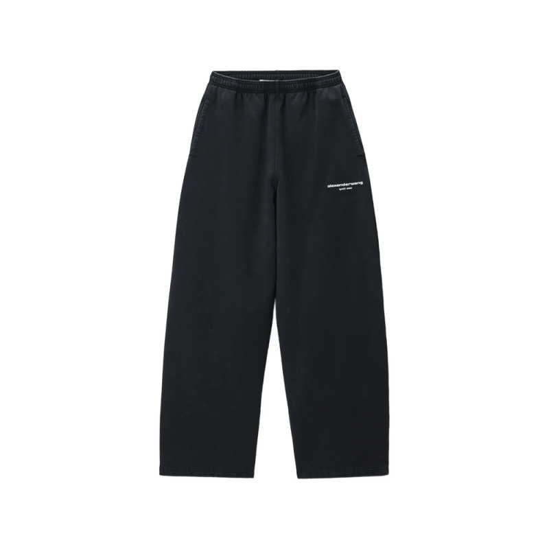 Alexander Wang Logo-print Mid-rise Relaxed Sweatpants