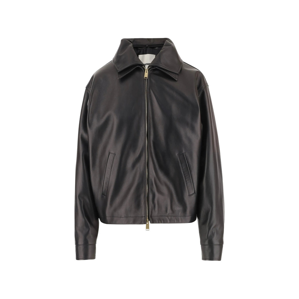 Darkpark Zip-up Leather Jacket