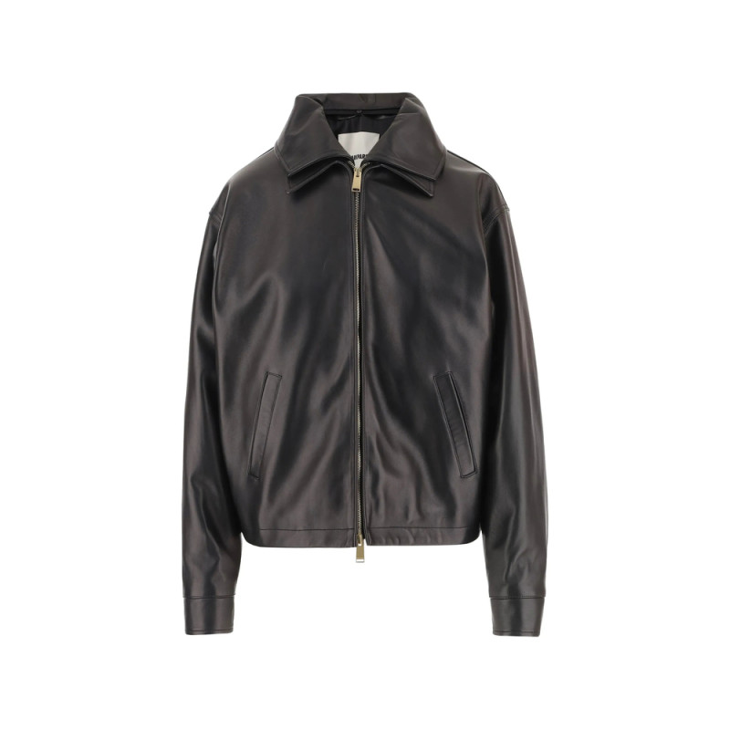 Darkpark Zip-up Leather Jacket
