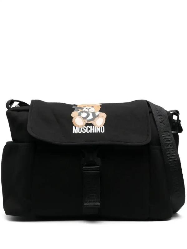 Teddy-Bear-motif changing bag