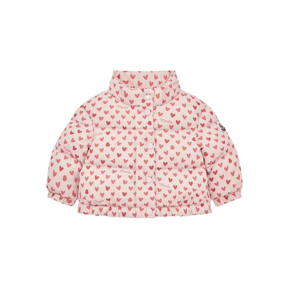Moncler Heart-print Quilted Jacket