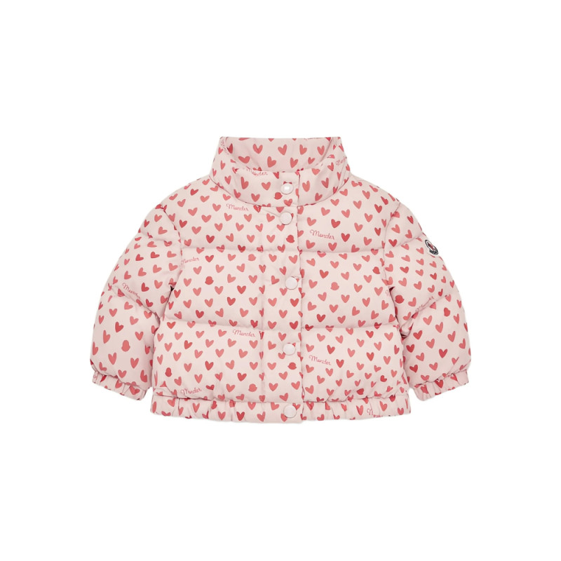 Moncler Heart-print Quilted Jacket